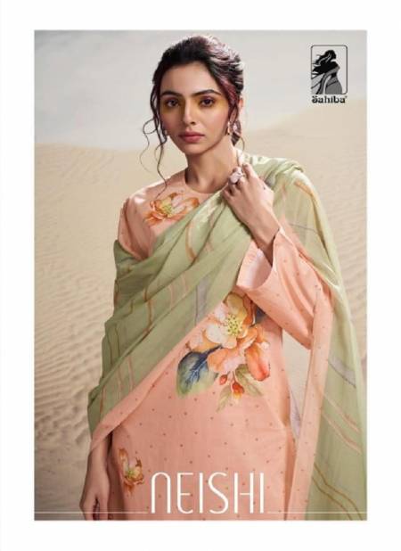 Neishi By Sahiba Digital Printed Cotton Dress Material Wholesale Clothing Suppliers In India Catalog